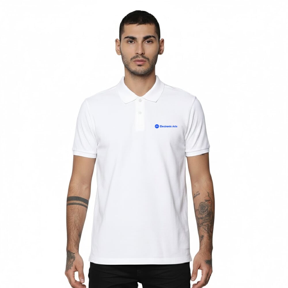 Jack&Jones Plain Polo T-Shirt- White